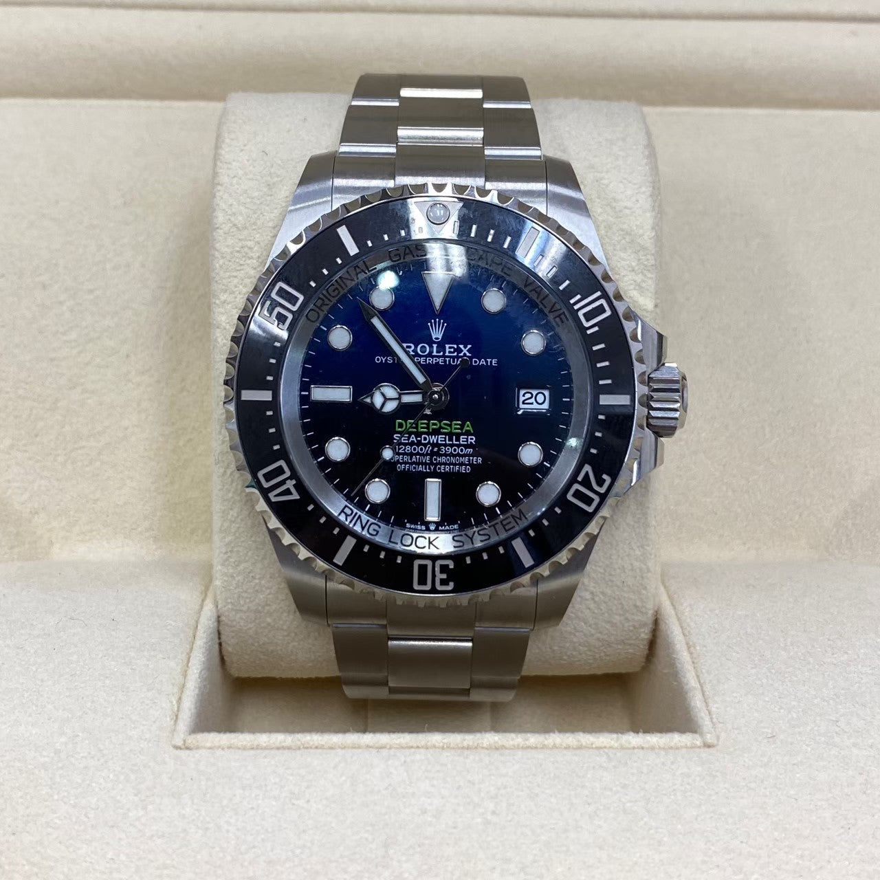 ROLEX ロレックス オイスターブレスレット メンズ腕時計 シードゥエラー 136660 ディープシー D ブルー W022 EF